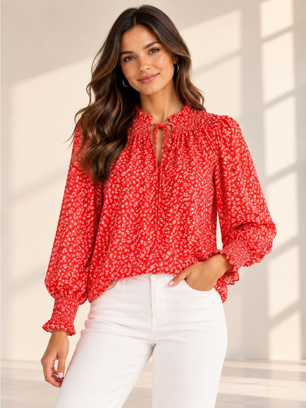 🎉5 for $45🎉 Loft top blouse shirt size S